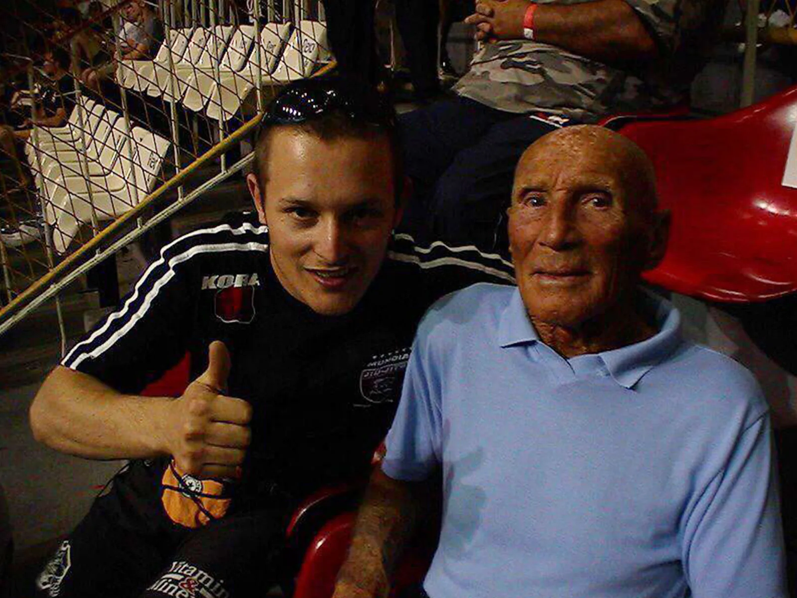 André Cristofoli e Helio Gracie